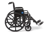 Lightweight Manual Wheelchair with Elevating Leg Rests by Medline for Sale Medline